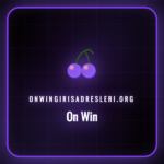 Onwin platformunun ana sayfasını gösteren bir ekran görüntüsü ve çeşitli casino oyun ikonları.