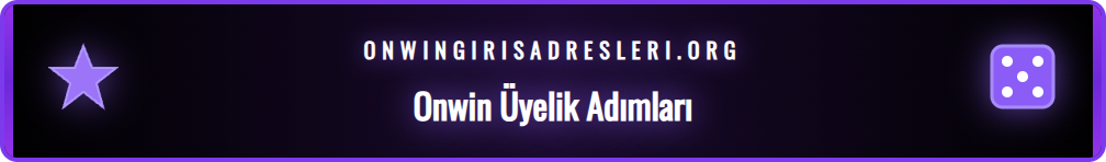 Onwin sitesine üye olurken doldurulması gereken kayıt formu ve kişisel bilgilerin girildiği alanlar gösteriliyor.