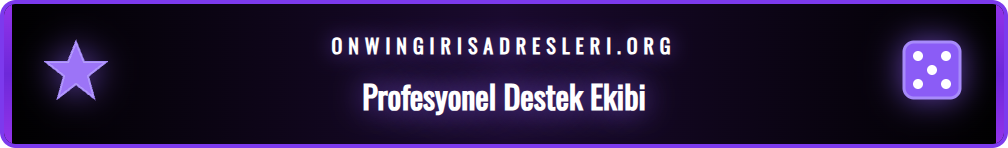 Kulaklıklı, gülümseyen ve kullanıcılara yardımcı olmaya hazır profesyonel Onwin müşteri hizmetleri ekibi.
