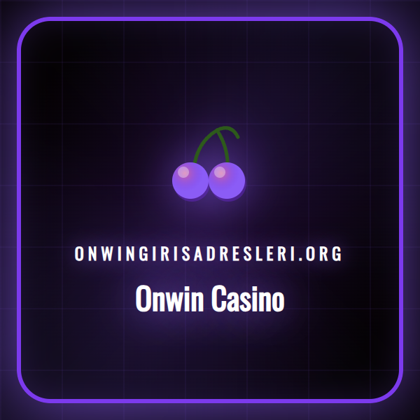 Onwin Casino platformunun canlı ve renkli oyun arayüzünü gösteren bir ekran görüntüsü, slot ve masa oyunları ikonları.