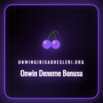 Onwin platformunda sunulan deneme bonusu kampanyasının görseli ve bonus kodu.