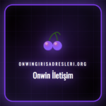 Onwin iletişim seçeneklerini gösteren bir müşteri temsilcisi.