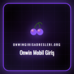 Akıllı telefon ekranında Onwin'in mobil arayüzü ve casino oyunları.