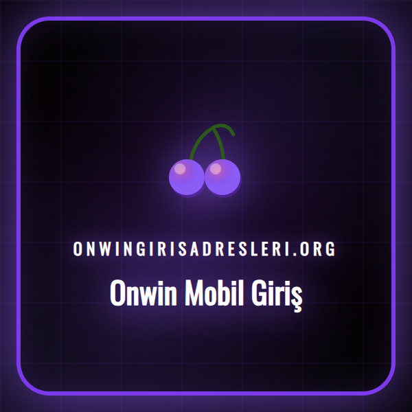Akıllı telefon ekranında Onwin'in mobil arayüzü ve casino oyunları.