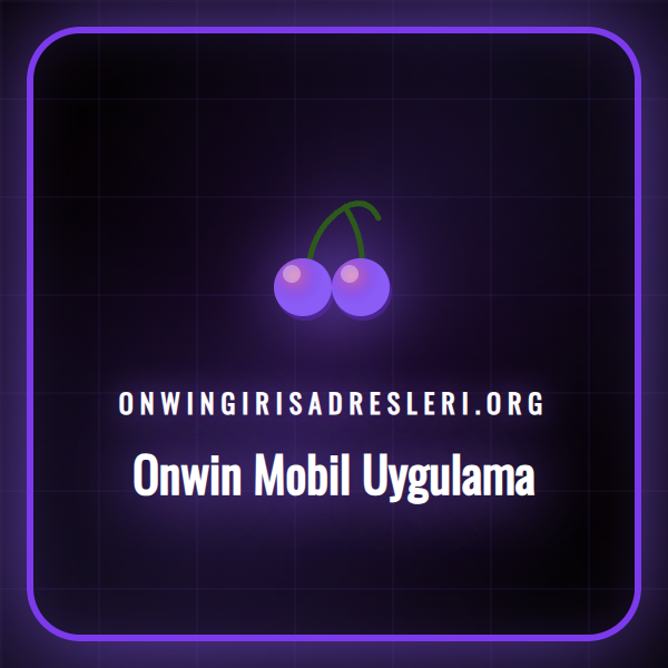 Onwin mobil uygulamasının akıllı telefonda açık olan ana ekranını gösteren, bahis seçeneklerinin yer aldığı bir görsel.