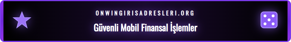Onwin mobil platformunda Papara ile güvenli para yatırma işlemi.