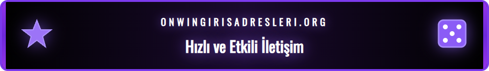 Akıllı telefon ekranında Onwin canlı destek penceresi ve yazışmalar.