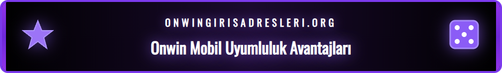 Bir akıllı telefon ekranında Onwin mobil sitesinin kullanıcı dostu arayüzü ve bahis seçenekleri.