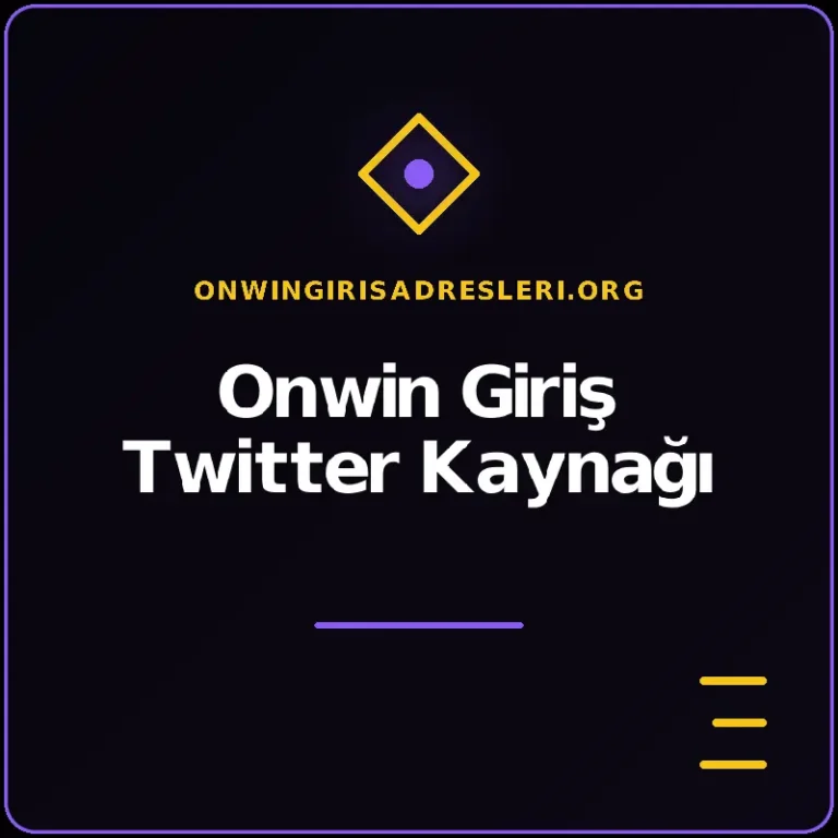 Onwin Giriş Twitter Kaynağı – onwingirisadresleri.org
