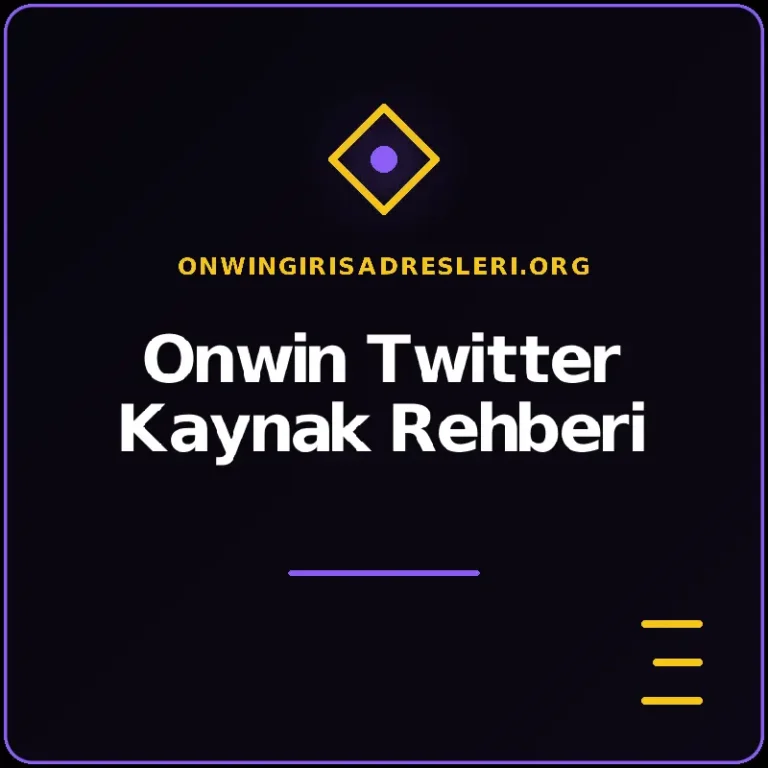 Onwin Twitter Kaynak Rehberi – onwingirisadresleri.org